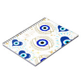 EVIL EYE PROTECTION NOTEBOOK NOTIZBLOCK (Linke Seite)