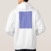 Evil eye protection  repeat pattern hoodie (Rückseite)