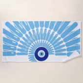 Evil Eye Protection Spiral Summer Strandtuch (Vorderseite)