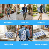 Evil Eye Protection Turkish Geometric  Pattern Zubehörtasche