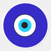Evil Eye Runder Aufkleber (Vorderseite)