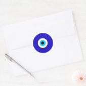 Evil Eye Runder Aufkleber (Umschlag)