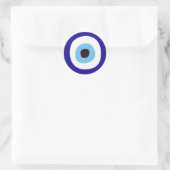 Evil Eye Runder Aufkleber (Tasche)