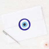 Evil Eye Runder Aufkleber (Umschlag)