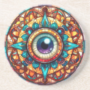 Evil Eye Sandstone Untersetzer