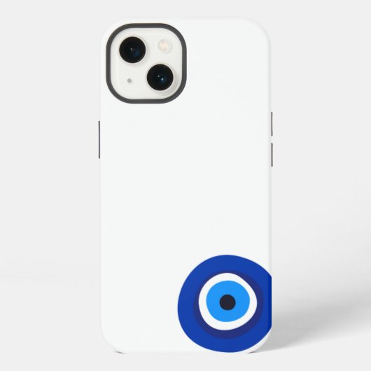 Evil Eye Simplistic iPhone Hülle (Rückseite)