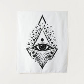 Evil Eye Spiritual & Esoteric No.1 Wandteppich (Vorderseite)