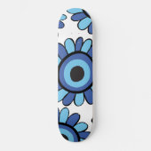 Evil Eye Sunflower Pattern #1 #wall #art Skateboard (Vorderseite)
