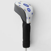   Evil Eye Symbol Golf Headcover (angewinkelt)