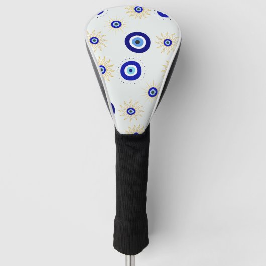   Evil Eye Symbol Golf Headcover (Vorderseite)