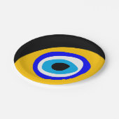 Evil Eye Talisman & Arabic Amulet /griechisch, tür Pappteller (Schrägansicht)