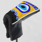 Evil Eye Talisman & Arabic Amulet / Türkisch, Grie Golf Headcover (3/4 Vorderseite)