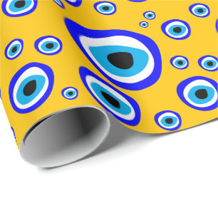 Evil Eye Talisman & Arabic Amulet /Türkisch, Griec Geschenkpapier