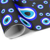 Evil Eye Talisman & Arabic Amulet /Türkisch, Griec Geschenkpapier (Rolleneckpunkt)