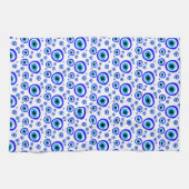 Evil Eye Talisman & Arabic Amulet /Türkisch, Griec Geschirrtuch (Horizontal)