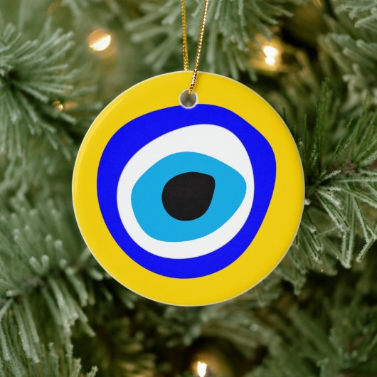 Evil Eye Talisman & Arabic Amulet /Türkisch, Griec Keramik Ornament (Baum)