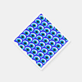 Evil Eye Talisman & Arabic Amulet /Türkisch, Griec Serviette (Ecke)