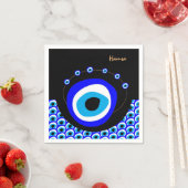 Evil Eye Talisman & Arabic Amulet /Türkisch, Griec Serviette (Beispiel)