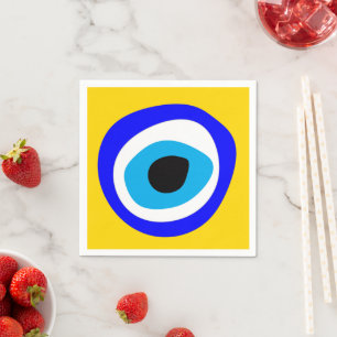 Evil Eye Talisman & Arabic Amulet /Türkisch, Griec Serviette