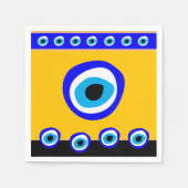 Evil Eye Talisman & Arabic Amulet /Türkisch, Griec Serviette (Vorderseite)