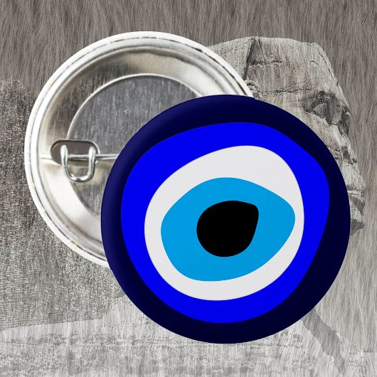 Evil Eye Talisman & Arabic Amulet /Turkish fashion Button