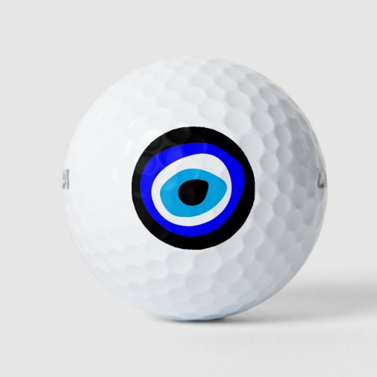 Evil Eye Talisman & Arabic Amulett / Golf Ball (Vorderseite)