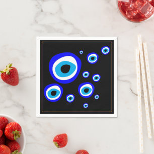 Evil Eye Talisman & Arabisch Amulett Griechisch / Serviette