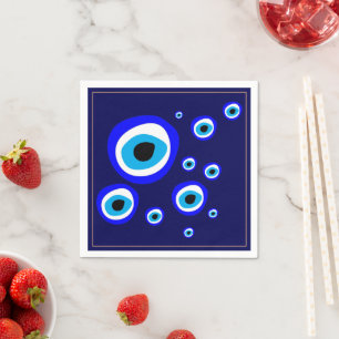 Evil Eye Talisman & Arabisch Amulett Griechisch /  Serviette