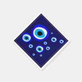 Evil Eye Talisman & Arabisch Amulett Griechisch /  Serviette (Ecke)