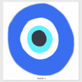 Evil Eye Talisman Lucky Charm Aufkleber (Blatt)