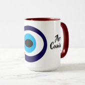 Evil Eye Tasse (VorderseiteRechts)