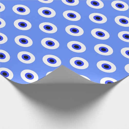 Evil Eye Tile Pattern Geschenkpapier (Ecke)