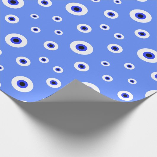 Evil Eye Tile Pattern Geschenkpapier (Ecke)