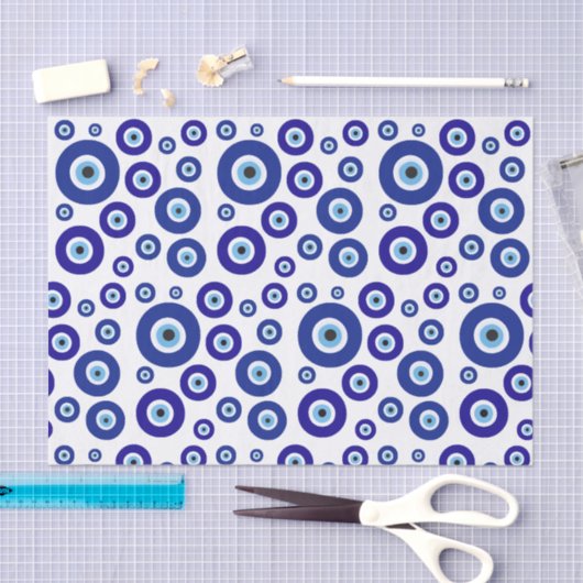 EVIL EYE Tissue Paper Seidenpapier (Handwerk)