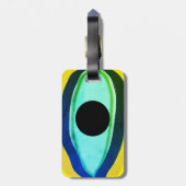 Evil Eye Viel Glück Gepäckanhänger (Rückseite vertikal)