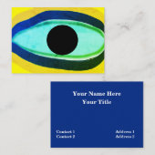 Evil Eye Visitenkarte (Vorne/Hinten)