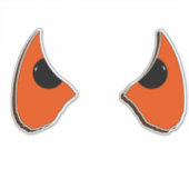 Evil Eyes Halloween Aufkleber (Vorderseite)