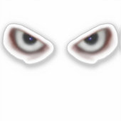 Evil Eyes Halloween Aufkleber (Vorderseite)