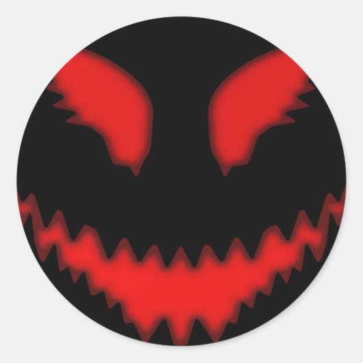 Evil Eyes Halloween Round Stickers (Vorderseite)