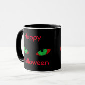 Evil Eyes Halloween Tasse (Vorderseite Links)