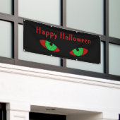 Evil Eyes Happy Halloween Banner (Äußeres Gebäude)