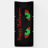 Evil Eyes Happy Halloween Banner (Vertikal)
