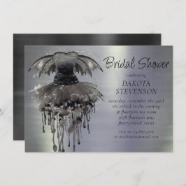 Evil Fairy Gown | Gothic Black Vampy Rock Sheen Einladung