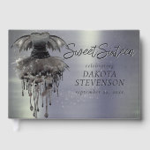 Evil Fairy Gown | Gothic Black Vampy Rock Sheen Gästebuch (Vorderseite)