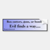 Evil Findest ein Way Blue Fade Car Magnet Autoaufkleber (Vorne)
