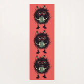 Evil Geeky Character Niedlich Gothic Book Lover Yogamatte (Rückseite)
