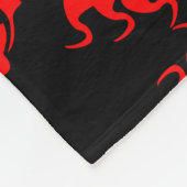 Evil Genie Interlocking Muster Fleecedecke (Ecke)