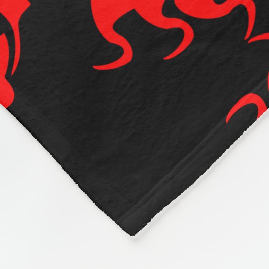 Evil Genie Interlocking Muster Fleecedecke (Ecke)
