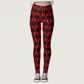 Evil Genie Interlocking Muster Leggings (Vorderseite)