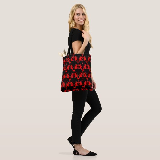 Evil Genie Interlocking Muster Tasche (Am Model)